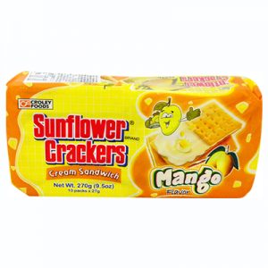Sunflower Crackers – Mango 10x27g