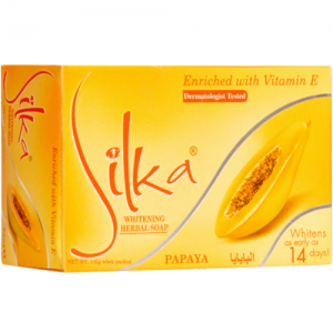 Silka Whitening Herbal Soap – Orange Papaya 