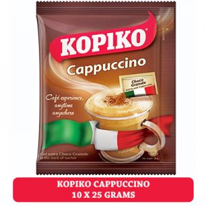 Kopiko Cappuccino Coffee 10x25g