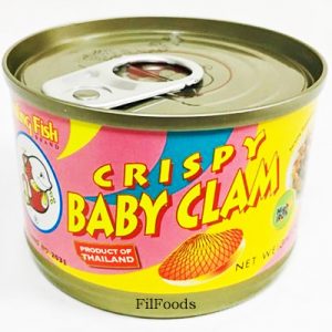 Smiling Fish Crispy Baby Clam in Tins – Orig
