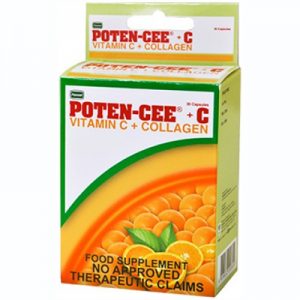 Poten-Cee +C (Vitamin C + Collagen) 10+5...