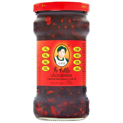 LaoGanMa Preserved Black Beans in Chili Oil 280g - FilFoods