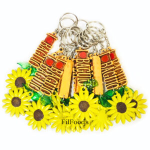 Keyring Chain – I ♥ Baguio Sunflower