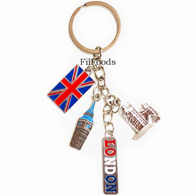 Keyring Chain Charm - London / UJ / Big Ben / Tower Bridge (Buy 10 Get ...