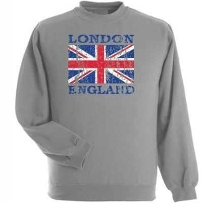 Premium London Sweatshirt - London England UJ - Grey - FilFoods