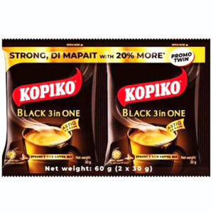 Kopiko Coffee Black 3inOne Astig na Kape 5x60g (Twin Pack)…
