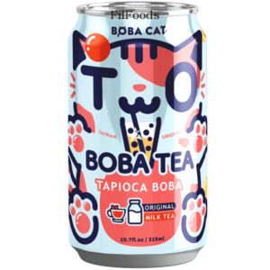 Boba Cat Boba Tea Tapioca ORIGINAL Milk Tea 315ml…