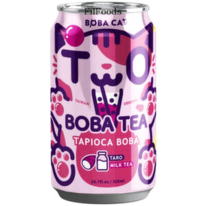 Boba Cat Boba Tea Tapioca TARO Milk Tea 315ml…