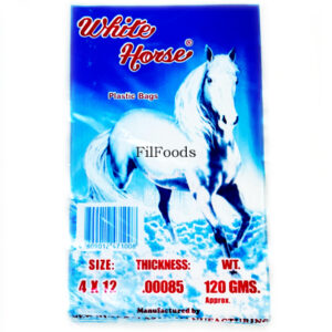 White Horse Plastic Bags – Ice Bag 4×12 Inches…
