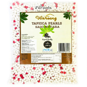 Waroeng Tapioca Pearl Medium – White & Red 200g